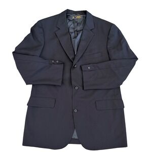 Brooks Brothers Brooksease Blazer Mens Black 43L Wool Classic Fit‎ USA Made